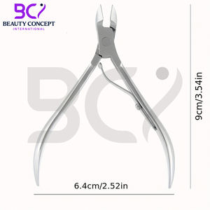 Produit antidérapant durable Outils de manucure et de pédicure durables Pinces à ongles pour peau morte de pied en acier inoxydable - Product Image 2