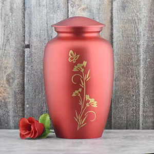 Falah Inter-Urna de cremación de metal fuerte y duradera para mantener las cenizas humanas lejos de los exportadores y fabricantes indios - Product Image 1