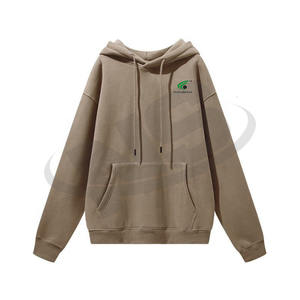 Wholesale Cotton Blended Basics <b>Pullover</b> <b>Men</b> Hoodies Heavyweight Oversized Plain Custom Logo Hoodie <b>For</b> Streetwear And Gym Wear - Product Image 3