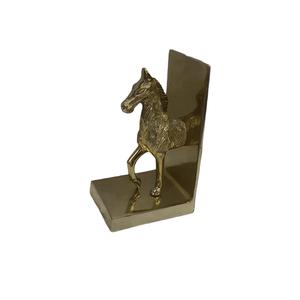Visage de cheval en aluminium de haute qualité avec décoration de base pour dessus de table avec revêtement en poudre d'or Article de vaisselle fini - Product Image 1