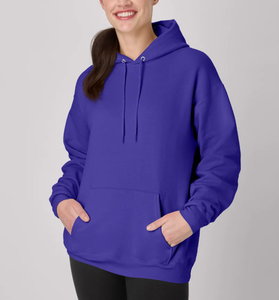 Sweats à capuche personnalisés pour femmes 100% coton de qualité supérieure respirant grande taille 380 GSM multi couleurs nouveau design taille du Bangladesh - Product Image 4