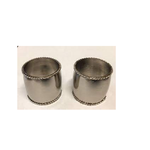 Soporte de anillo de servilleta de aluminio de servilleteros de tejido de mesa en forma de servilleteros con producto de venta - Product Image 1