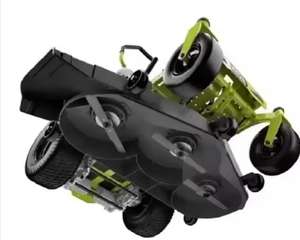 La mejor versión de 24V, 48 voltios, sin escobillas, de 54 pulgadas. Cortadora de Césped Eléctrica de Giro Cero con Batería de 115 Ah - Product Image 2