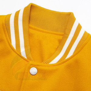 High Quality Quick Dry Stand Collar <b>Letterman</b> <b>Jacket</b> for Men Custom Design Street Wear 100% Cotton Breathable Winter - Product Image 3