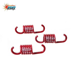 Embrague de Carreras CVT para Motocicleta SUN Racing CLICK/PCX Taiwan 1500 RPM, Resorte de Liberación de Embrague, Nuevo, 3 Piezas/Juego, Hecho de Acero Rojo - Product Image 1