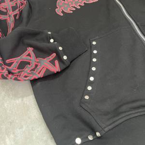 Sudadera con Capucha Unisex Premium de Invierno con Pedrería Brillante, 100% Algodón Polar, Diseño Ecológico Resistente al Viento, Personalizable OEM, de Lujo - Product Image 4