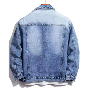 Nouveau à la mode hommes jean veste 100% coton tenue décontracté Style Unique hommes jean veste pour la vente en ligne - Product Image 2