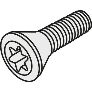 Tornillos autorroscantes Torx de cabeza avellanada ISO US 3512A-T15P 0.7g PRAMET - Product Image 1