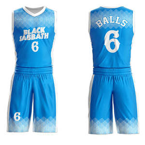 Uniformes de Baloncesto Personalizados con Diseño Completo, 100% Poliéster, Secado Rápido, Transpirable, Unisex para Adultos, Nombre y Logotipo del Equipo Personalizados - Product Image 6