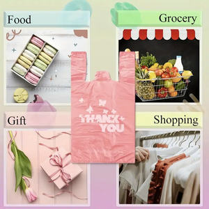 HDPE/LDPE Camiseta Bolsa Vegetal Supermercado Bolsa de compras Color personalizado Impreso Bolsa de embalaje - Product Image 6