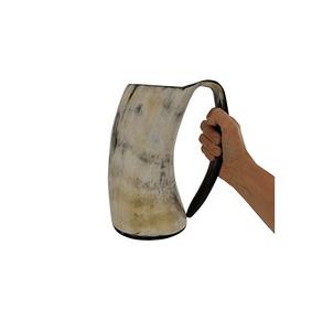 Coffret Cadeau Fête des Pères : Corne à Boire Viking, Tasse à Bière, Corne à Shot, Ouvre-Bouteille – Artisanat Naturel, Cadeau Idéal pour le Meilleur Homme et les Garçons d'Honneur - Product Image 1