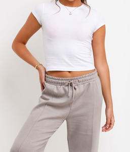 Chándal bomber zip up sudadera joggers y pieza loungewear conjunto Bomber Sudadera Con Bolsillos Algodón Calidad Premium - Product Image 5