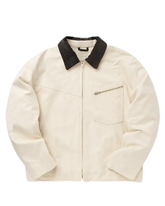 Vente en gros 2025 veste en toile respirante de haute qualité pour hommes nouveau Style de mode avec broderie veste de travailleur Vintage pour le printemps - Product Image 1