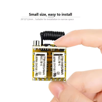 DC12V 2CH retard MINI RF télécommande interrupteur ensemble émetteur et récepteur lumière LED 433 MHz télécommande