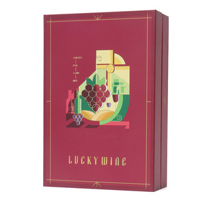 Premium rigid <b>magnetic</b> wine <b>gift</b> <b>boxes</b> wholesale custom logo wine bottle packaging <b>boxes</b> - Product Image 1