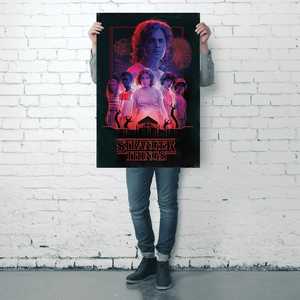 Affiche sur toile de style moderne Stranger Things avec l'image de Billy pour décoration murale - Product Image 5
