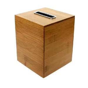 Porte-mouchoirs en bois de manguier, vente chaude, luxe, pour table ou comptoir de coiffeuse - Product Image 3