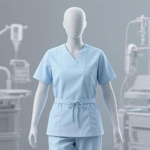 ชุดยูนิฟอร์มสำหรับโรงพยาบาลชุดยูนิฟอร์มสครับสำหรับพยาบาลผ่าตัดชุดเครื่องแบบโรงพยาบาลสำหรับทั้งชายและหญิง - Product Image 4