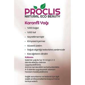 Juego de 3 Aceites Esenciales de Clavo Natural de 10 ml Cada Uno, Origen Turquía - Product Image 1