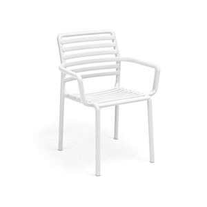 Silla de Plástico NEWBELLA Hiera Blanca Resistente a los Rayos UV con Reposabrazos para Restaurante, Hotel y Comedor, Hecha en Turquía, Venta al Por Mayor - Product Image 2