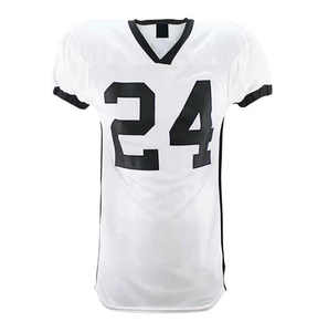 Ensembles d'uniformes de football américain en polyester à manches courtes imprimés respirants de style le plus récent de haute qualité - Product Image 5