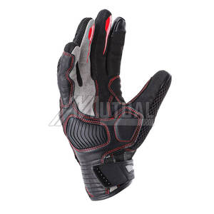 Guantes de moto de cuero duraderos con fuerte agarre y transpirabilidad para deportes y equitación informal Compatible con pantalla táctil - Product Image 3