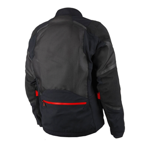 Vente chaude Coupe-Vent Cordura Textile Moto Veste pour Hommes Noir Fiery Rouge Hiver Touring Protection Plus La Taille Imprimé - Product Image 2