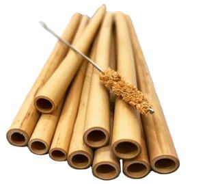 PAJAS DE BAMBÚ NATURAL DE VIETNAM MÁS VENTA/PAJAS DE BAMBÚ A GRANEL PARA LA VENTA AL POR MAYOR CON LOGOTIPO Y BOLSA PERSONALIZADOS - Product Image 2