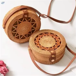 BOLSA DE RATÁN AL POR MAYOR, DISEÑO TEJIDO A MANO - Product Image 1