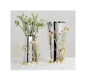 Florero de Metal de calidad creativa para el hogar, sala de estar o Decoración de mesa de boda, florero y macetas a un precio razonable - Product Image 4