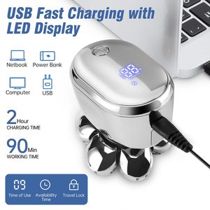 Rasoir Électrique Rechargeable 6-en-1 pour Hommes, Tondeuse Sans Fil à Têtes Rotatives, Corps et Visage, Étanchéité IPX7, Lavable, Remplacement pour VR - Product Image 4