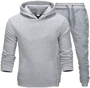 Winter Printed Tracksuit Set Casual Sportswear Full Zip Fleece Hoodie <b>Top</b> + Jogging Bottom 2-Piece Premium - Product Image 5