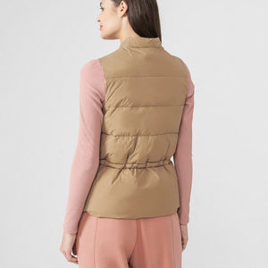 Chaqueta de invierno personalizada para mujer Chaleco acolchado ajustable Bordado Prendas de abrigo largas Tallas grandes Cálido y ligero - Product Image 4