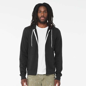 Sweat à capuche léger Bella Canvas avec fermeture éclair, bleu royal - Product Image 6