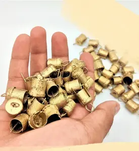 Tiny Harmony Cow Bells New Design 50-Piece Vintage Rustic Iron Cow Bells Feng Shui for Lucky Christmas Festivals Garden Decor - Product Image 1