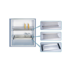 Mensole Portapiatti Inox Con Vaschetta Cm. 76 - Product Image 2