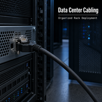 Kabel Ethernet Gigabit Cat6 dengan Konektor Pengunci Pasangan Terpilin Tembaga Bebas Oksigen Kompatibel dengan Basler
