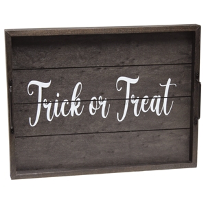 Plateau décoratif carré en bois brun foncé pour la présentation et le rangement sur le comptoir, pour une présentation élégante à la maison - Product Image 3