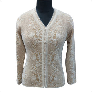 2023 hiver haute qualité gros câble tricot pull col rond dames circulaire tricoté pull - Product Image 2