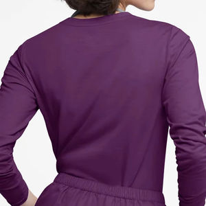 Nueva Camiseta de manga larga debajo de Scrubs moda impresión bordado médico mujeres enfermería debajo de camisas Accesorios - Product Image 5