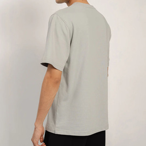 Boxy Hombres Custom Heavy 100% Camiseta de algodón Oversize Mock Neck Blank Heavyweight Boxy Camisetas - Product Image 2