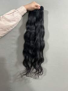 Extensiones de cabello ondulado crudo indio 12-14 pulgadas varias ondas del cuerpo Yaki recto onda profunda rizado cierre extensiones de cabello humano - Product Image 5