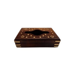Boîte à mouchoirs rectangulaire en bois écologique moderne faite à la main, options personnalisables, logo personnalisé de haute qualité, maison, bureau - Product Image 5