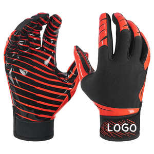 Gants récepteurs de football américain professionnel de haute qualité Caractéristiques respirantes entièrement personnalisables - Product Image 2