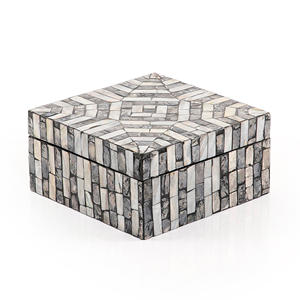 Great quality <b>mother</b> of pearl shell inlay jewellery box factory direct supply MOP trinket <b>boxes</b> - Product Image 1