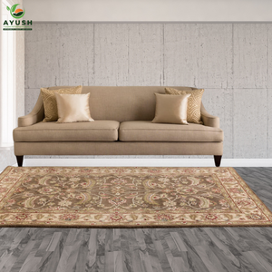 Tapis de sol confortable et lavable en laine, tapis moelleux et tuftés à la main pour la chambre à coucher et le salon - Product Image 4