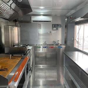 多功能不锈钢和铝食品车快餐移动拖车冰淇淋热狗零食芯片卓越的功能 - Product Image 5