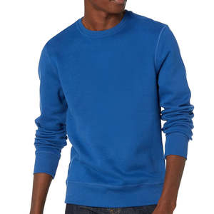 Sudaderas de algodón de alta calidad con cuello redondo para hombre, sudaderas informales de Color sólido a la moda de otoño, ropa de invierno transpirable de talla grande - Product Image 1