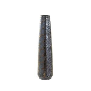 Wholesale High Quality Snake Skin Inspired Modern Design Metal Floor/Tabletop <b>Decorative</b> Vase 8\" X 8\" X 31\" - Product Image 1