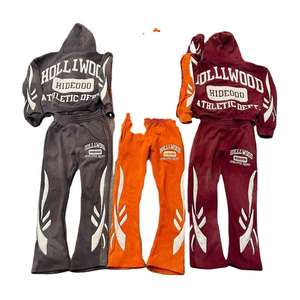 Chándal Unisex de Alta Calidad con Apliques Bordados, Transpirable, Estampado, Sudadera con Capucha y Pantalones Deportivos a Bajo Precio - Product Image 5